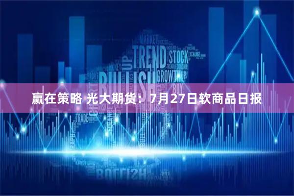 赢在策略 光大期货：7月27日软商品日报